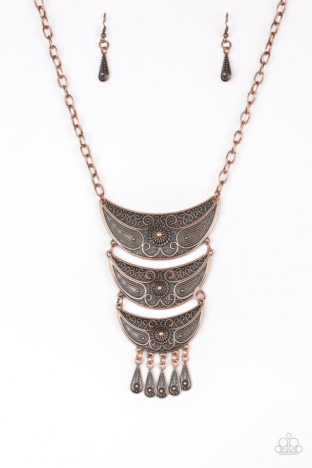 Go STEER-Crazy Copper Necklace