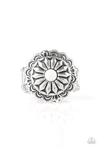 Daringly Daisy White Ring