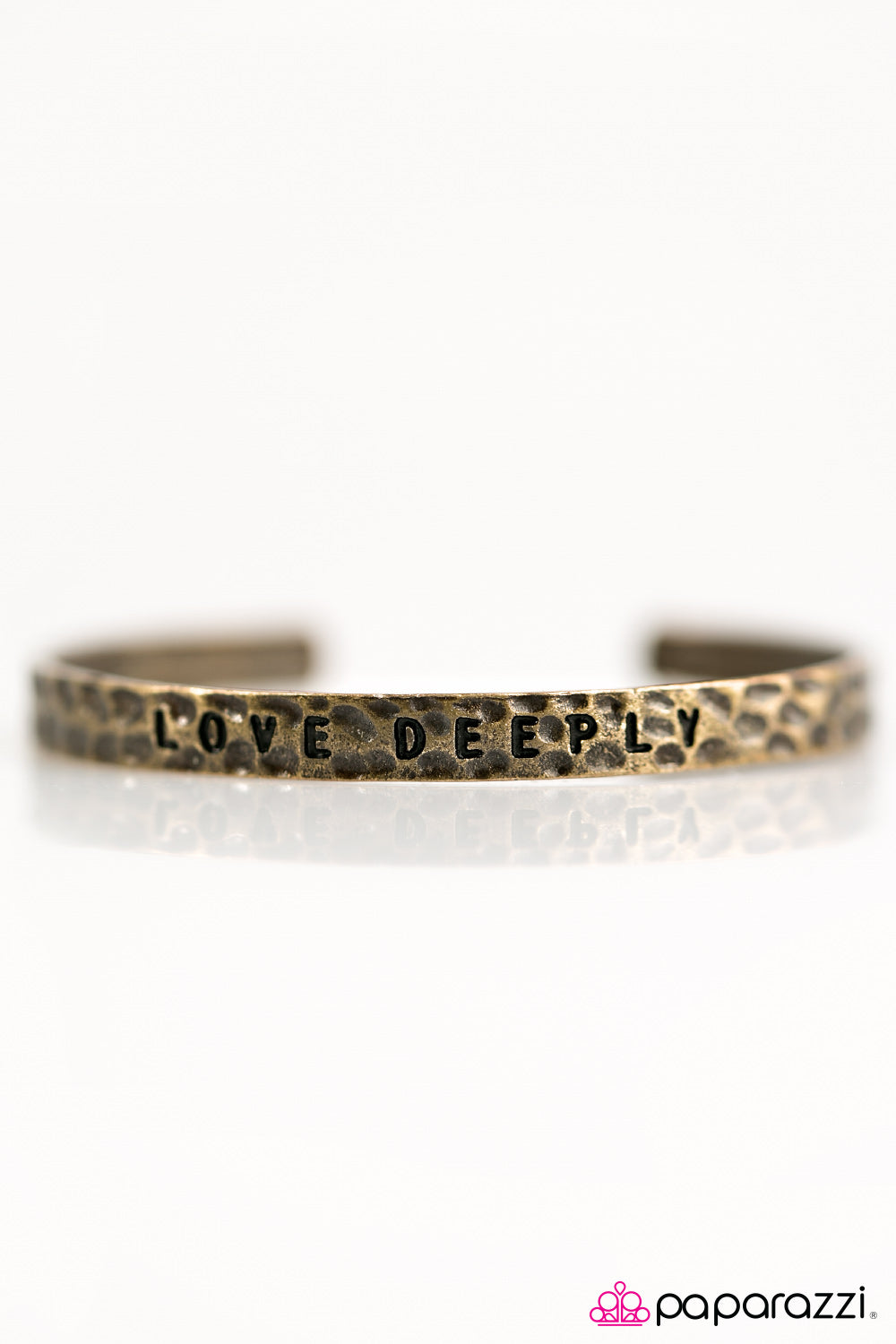 Love Deeply Brass Bracelet