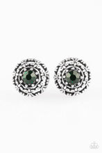 Load image into Gallery viewer, Courtly Courtliness Green Earring