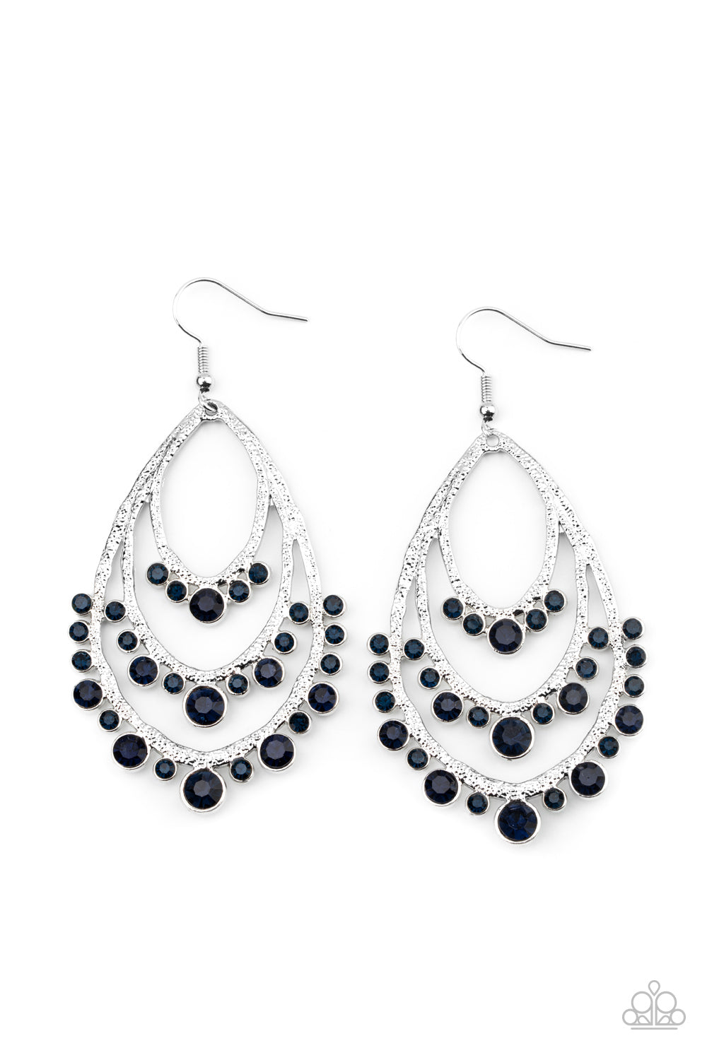 Break Out In TIERS Blue Earring