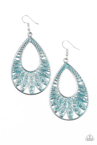 Flamingo Flamenco Blue Earring