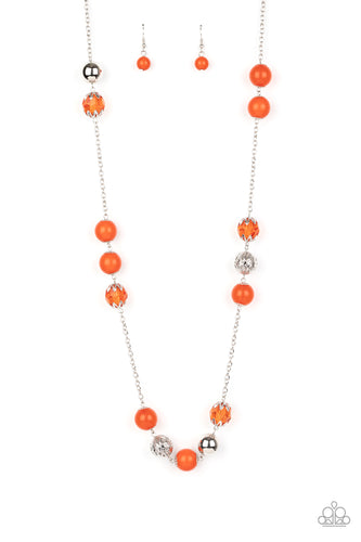 Fruity Fashion Orange Necklace