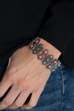 Load image into Gallery viewer, Majestic Gardens Pink Bracelet