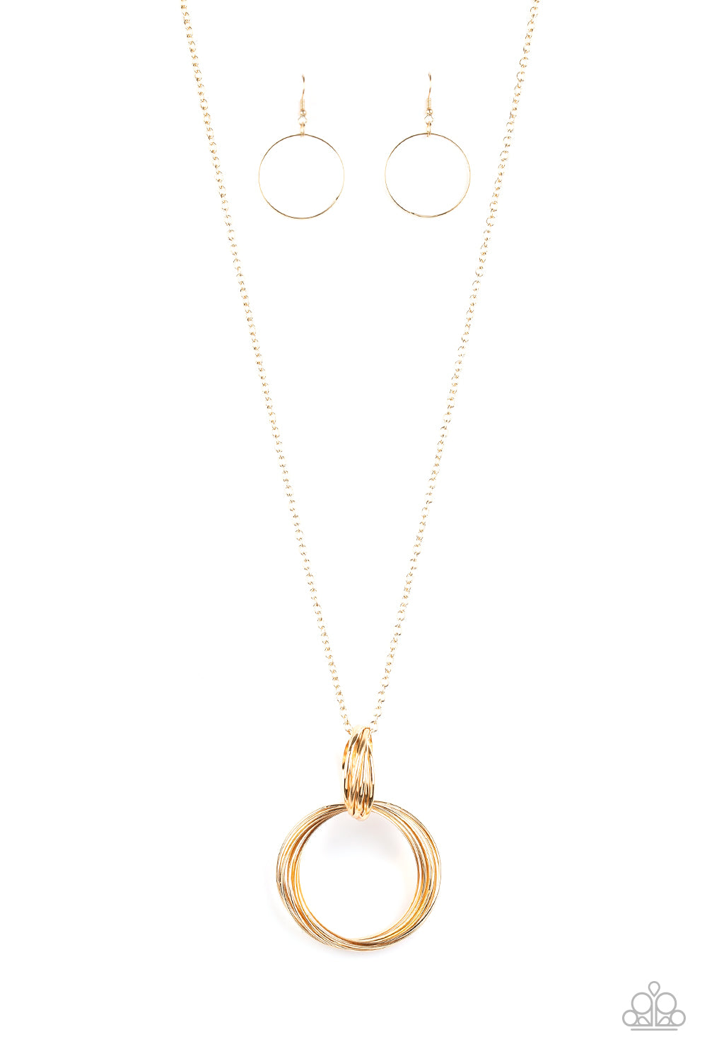 My Ears Are Ringing Gold Necklace