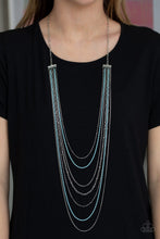 Load image into Gallery viewer, Radical Rainbows Blue Necklace