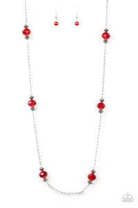 Season Of Sparkle Red Necklace