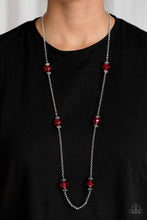 Load image into Gallery viewer, Season Of Sparkle Red Necklace