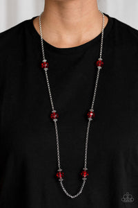 Season Of Sparkle Red Necklace