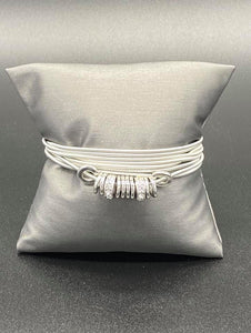 Magnetically Metro White Bracelet