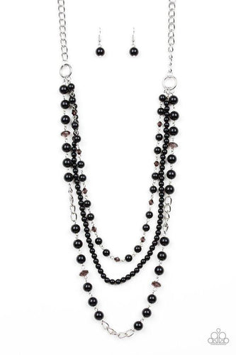 New York City Chic Black Necklace