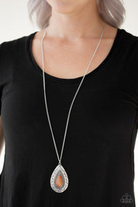 Sedona Solstice Orange Necklace