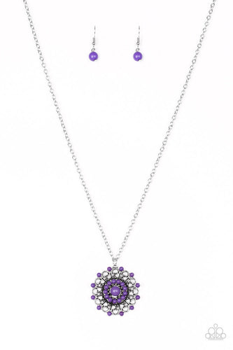 Boho Bonanza Purple Necklace