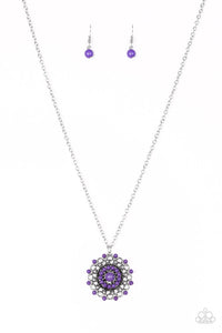 Boho Bonanza Purple Necklace