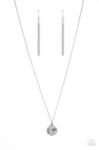 Hold On To Hope Silver Necklace