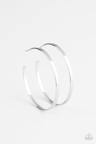 Lean Into The Curves Silver Earring