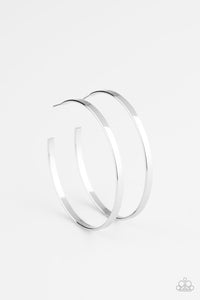 Lean Into The Curves Silver Earring