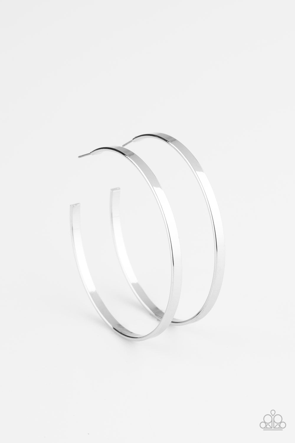 Lean Into The Curves Silver Earring