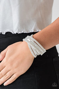 Rock Star Attitude White Bracelet