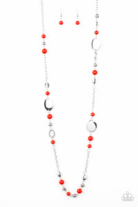 Serenely Springtime Red Necklace