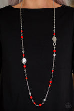 Load image into Gallery viewer, Serenely Springtime Red Necklace