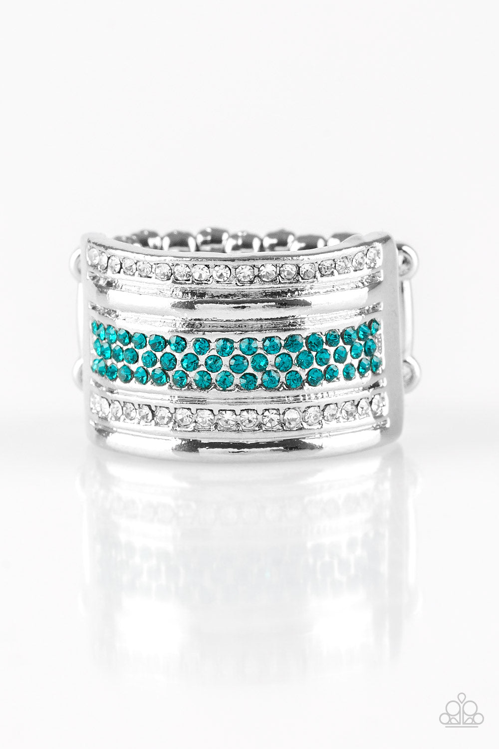 Top Dollar Drama Blue Ring