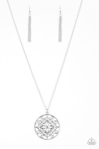 Mandala Melody Silver Necklace