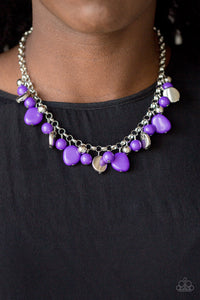 Flirtatiously Florida Purple Necklace