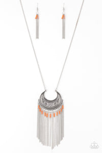 Mad About Madagascar Orange Necklace