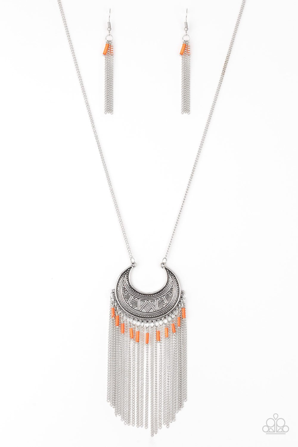 Mad About Madagascar Orange Necklace