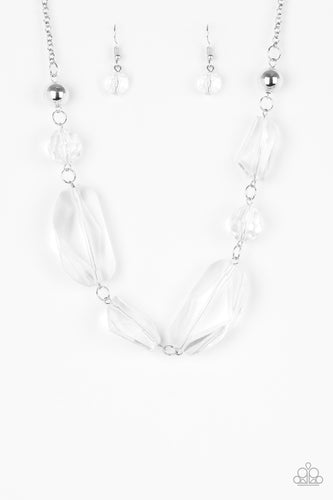 Luminous Luminary White Necklace