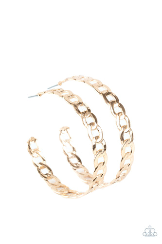 Climate CHAINge Gold Earring