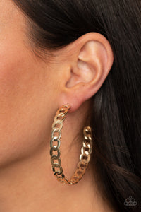Climate CHAINge Gold Earring