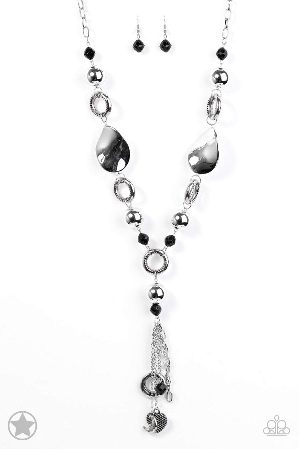 Total Eclipse Of The Heart Black Necklace