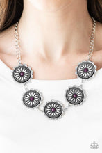 Load image into Gallery viewer, Me-dallion, Myself, and I Purple Necklace