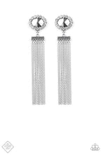 Load image into Gallery viewer, Tassel Throwback Silver Earring