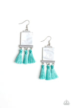 Load image into Gallery viewer, Tassel Retreat Blue Earring