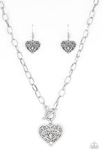 Load image into Gallery viewer, Victorian Romance Silver Necklace