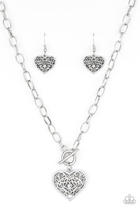 Victorian Romance Silver Necklace