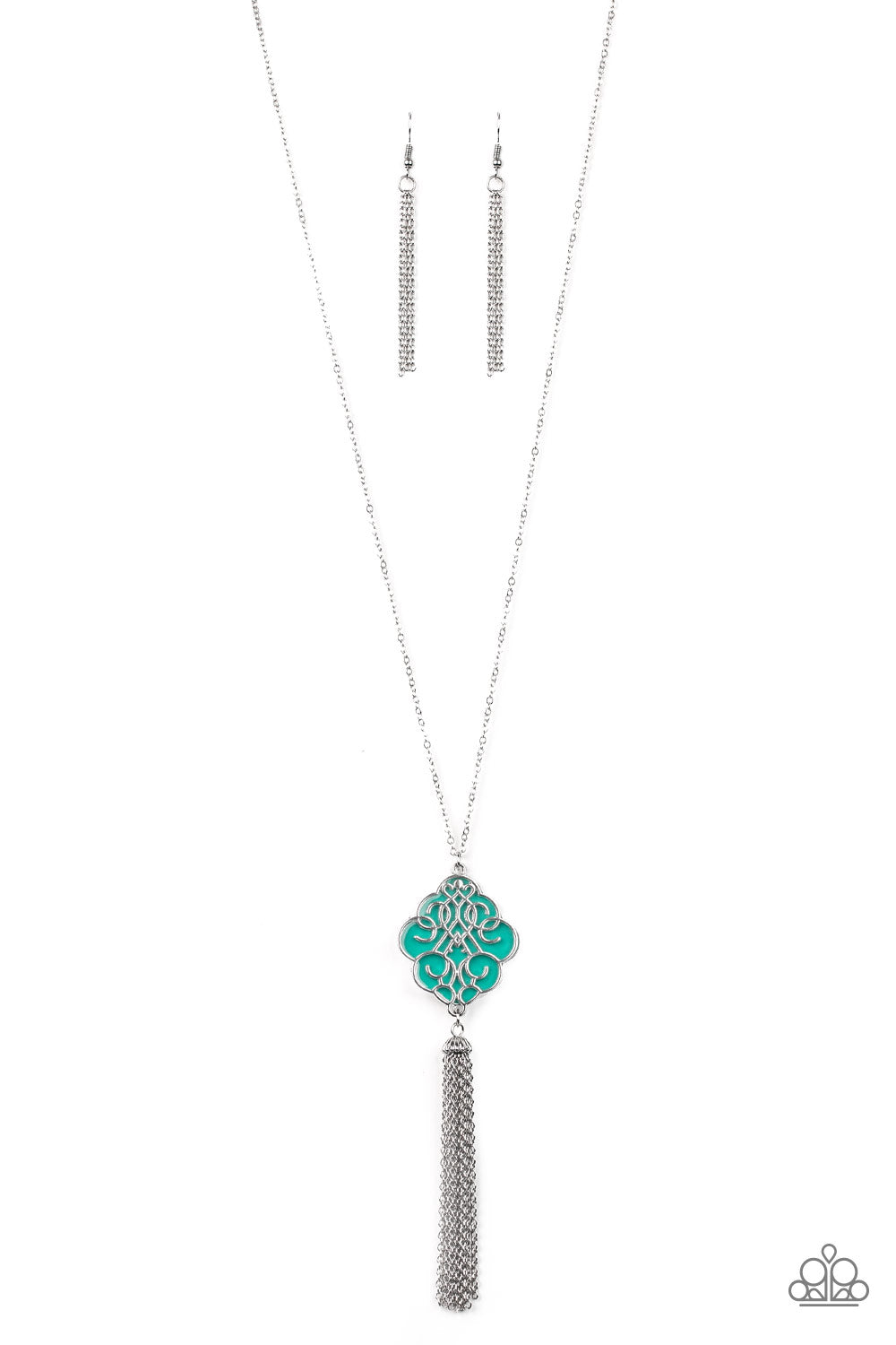 Malibu Mandala Green Necklace