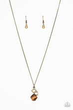 Load image into Gallery viewer, Stylishly Square Brass Necklace