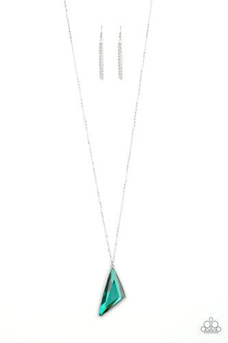 Ultra Sharp Green Necklace