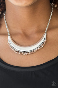 Fringe Out Brown Necklace