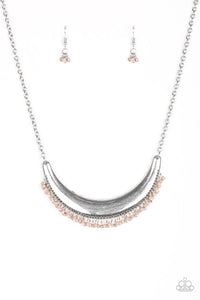 Fringe Out Brown Necklace