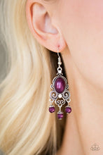 Load image into Gallery viewer, I Better Get GLOWING Purple Earring