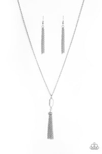 Tassel Tease White Necklace