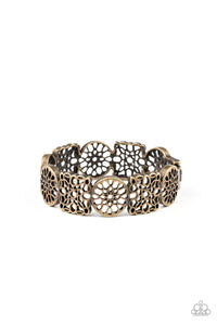 Mandala Mixer Brass Bracelet