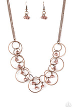 Load image into Gallery viewer, Seafront Scene Copper Necklace