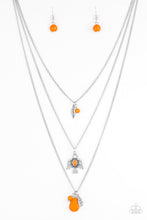 Load image into Gallery viewer, Soar With The Eagles Orange Necklace