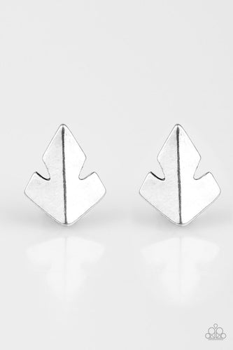 Fire Drill Silver Earring